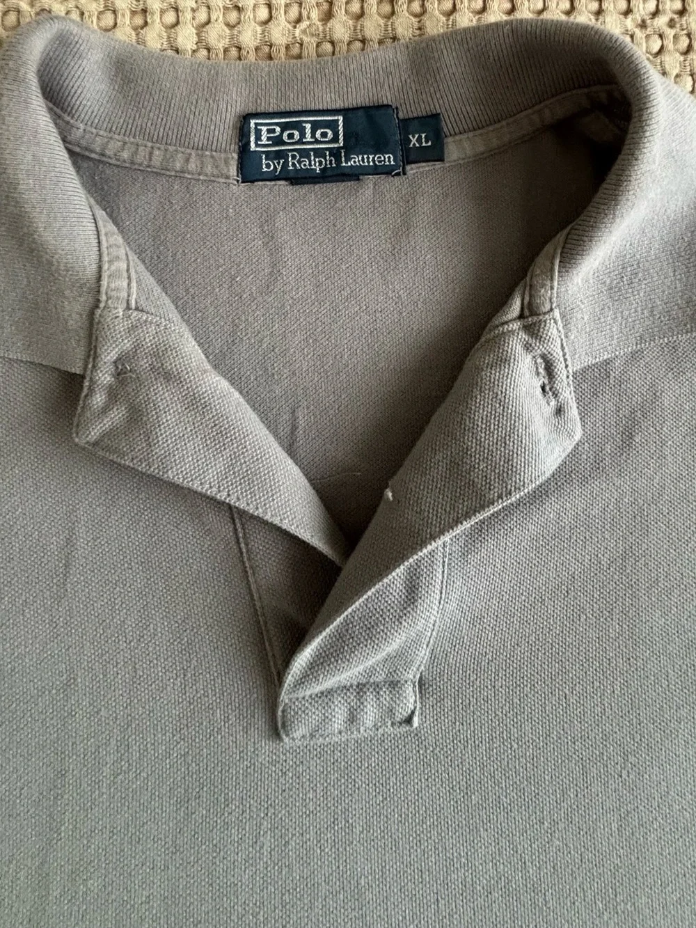 Vintage Polo by Ralph Lauren Men's Classic Polo Shirt - Gray